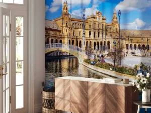 Best Plaza de España fotobehang Architectuur