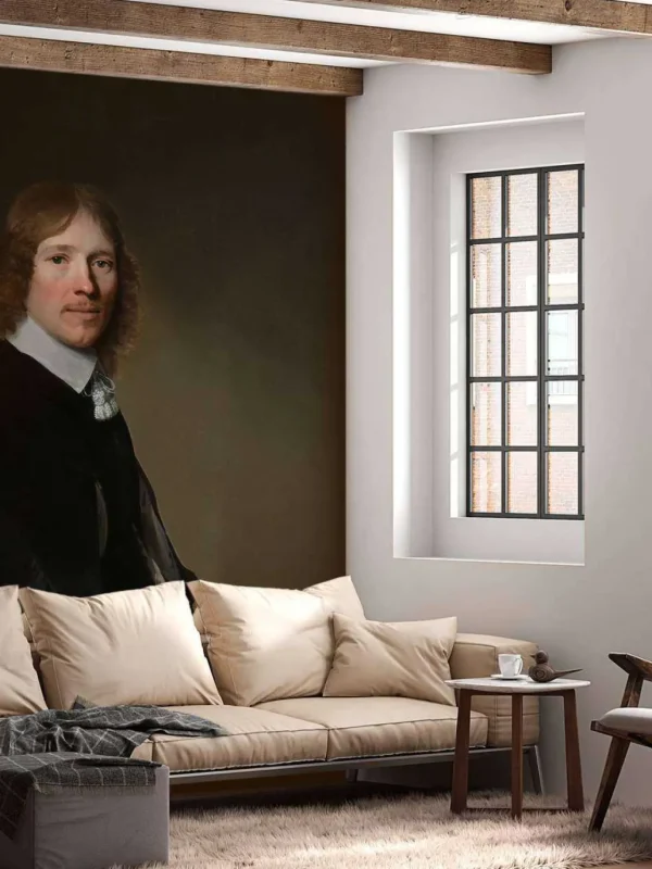 Outlet Portret van Eduard Wallis fotobehang Kunst & Design