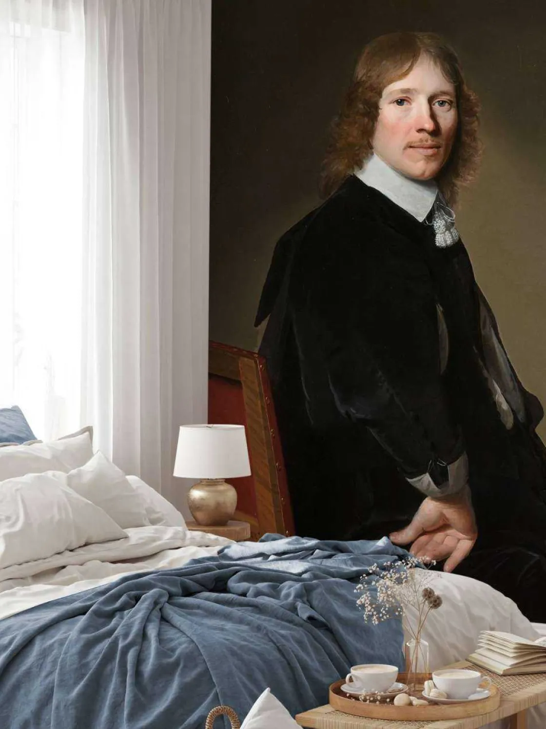 portret_van_eduard_wallis_9.webp Outlet Portret van Eduard Wallis fotobehang Kunst & Design