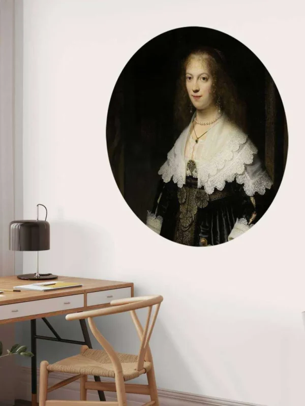 Discount Portret van een vrouw fotobehang Kunst & Design