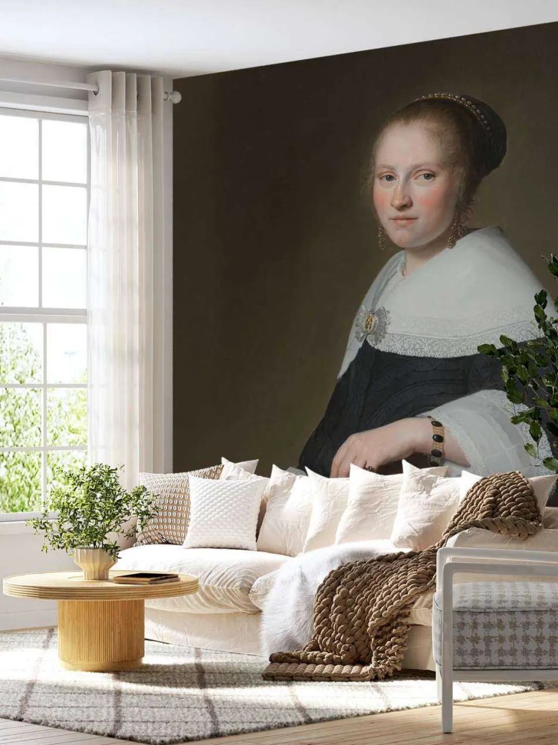 portret_van_maria_van_str_10.webp Clearance Portret van Maria van Strijp fotobehang Kunst & Design
