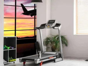 Clearance Raam bij een vliegveld fotobehang 3d