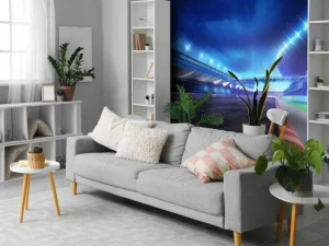 Hot Race circuit design fotobehang Kinderkamer | Transport