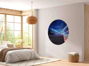 Hot Race circuit design fotobehang Kinderkamer | Transport