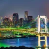 Fashion Regenboogbrug Tokyo fotobehang Architectuur