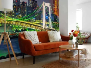 Fashion Regenboogbrug Tokyo fotobehang Architectuur