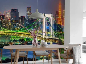 Fashion Regenboogbrug Tokyo fotobehang Architectuur