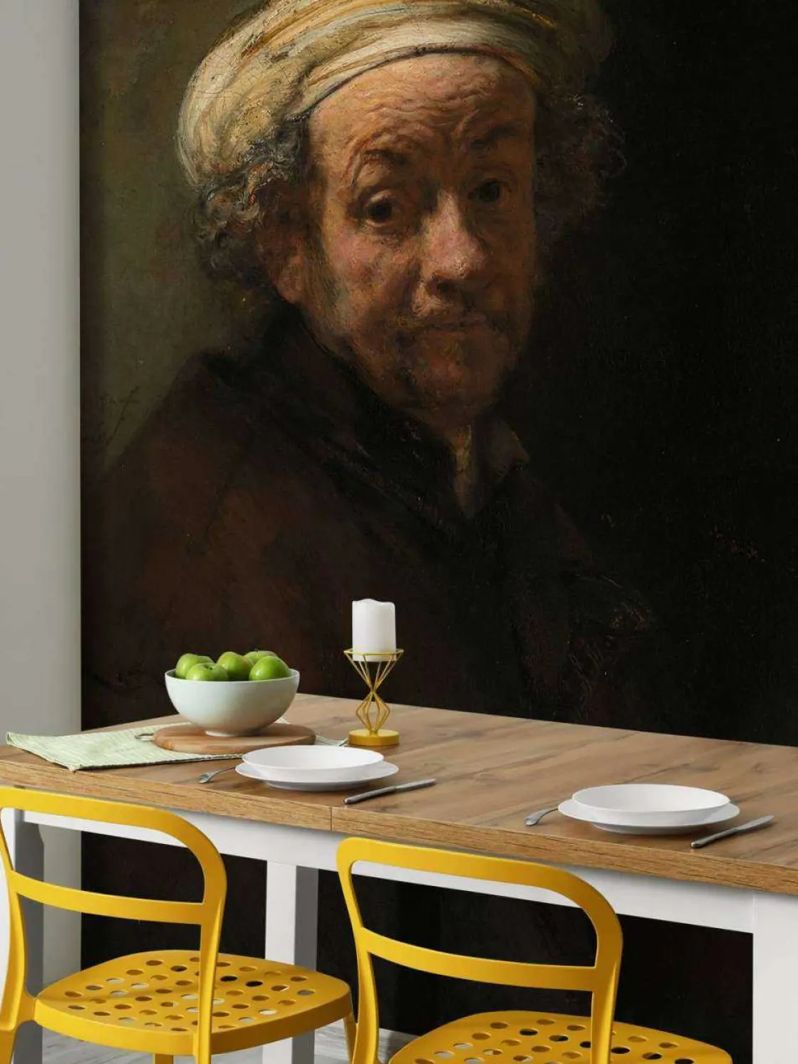 rembrandt_van_rijn_zelfpo_3.webp New Rembrandt van Rijn zelfportret fotobehang Kunst & Design