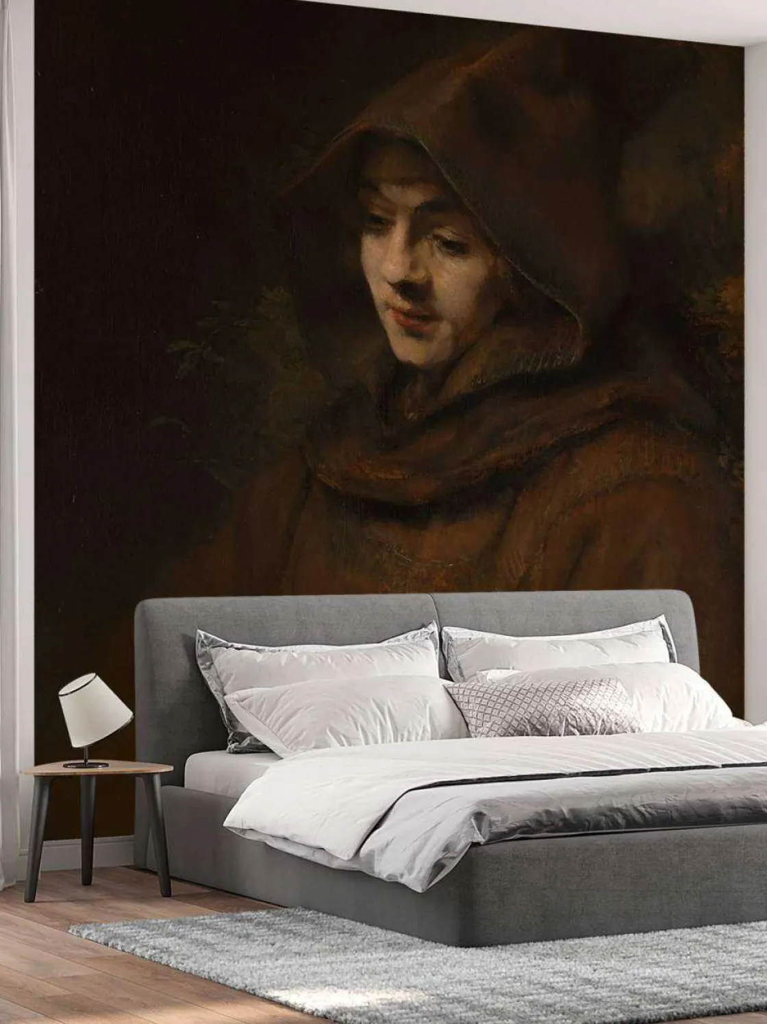 rembrandts_zoon_titus_in__1.webp Outlet Rembrandts zoon Titus in monniksdracht fotobehang Kunst & Design