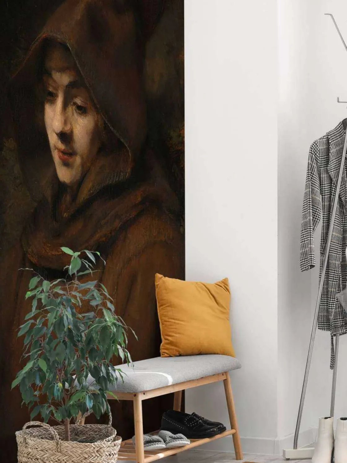 rembrandts_zoon_titus_in__4.webp Outlet Rembrandts zoon Titus in monniksdracht fotobehang Kunst & Design