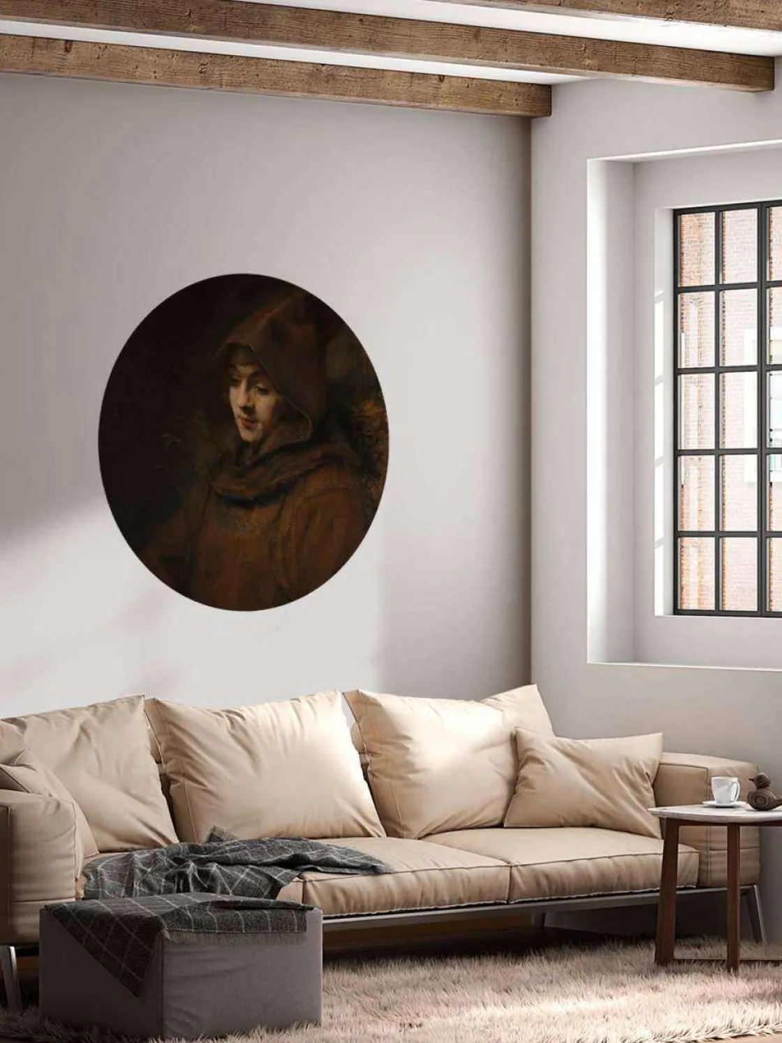 rembrandts_zoon_titus_in__6.webp Outlet Rembrandts zoon Titus in monniksdracht fotobehang Kunst & Design