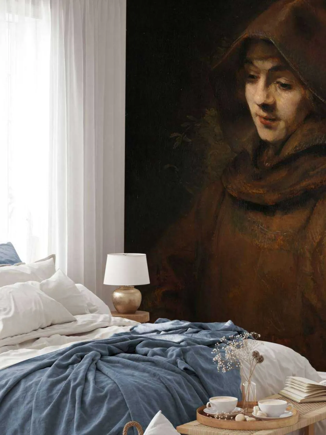 rembrandts_zoon_titus_in__9.webp Outlet Rembrandts zoon Titus in monniksdracht fotobehang Kunst & Design