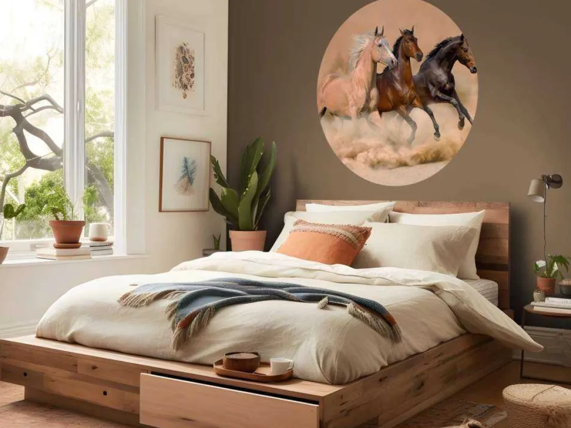rennende_paarden_in_de_wo_5.webp Online Rennende paarden in de woestijn fotobehang Tienerkamer | Kinderkamer