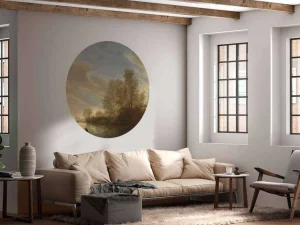 Hot Riviergezicht bij Deventer fotobehang Kunst & Design