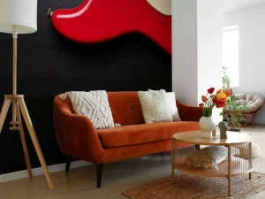 Hot Rode elektrische gitaar fotobehang Tienerkamer