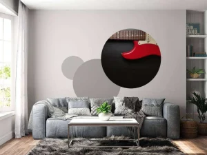 Hot Rode elektrische gitaar fotobehang Tienerkamer