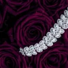 Discount Rode rozen met een diamanten ketting erop fotobehang Tienerkamer | Bloemen