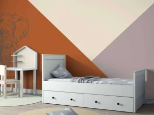 Fashion Roestkleurige driehoeken met olifant Kinderkamer