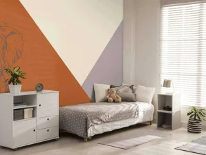 Fashion Roestkleurige driehoeken met olifant Kinderkamer