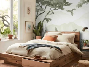 Clearance Roofdieren in de jungle in groen Kinderkamer | Dieren