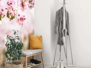 Outlet Roze Bloesem op Veld fotobehang Bloemen