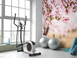Outlet Roze Bloesem op Veld fotobehang Bloemen
