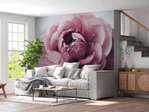 Fashion Roze boterbloem close-up fotobehang Keuken | Hobbykamer