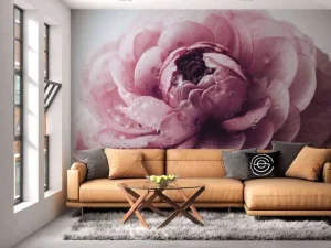 Fashion Roze boterbloem close-up fotobehang Keuken | Hobbykamer