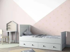 Sale Roze driehoeken met palmbomen Kinderkamer