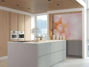 Fashion Roze rozen boeket met een wazige achtergrond fotobehang Tienerkamer | Bloemen