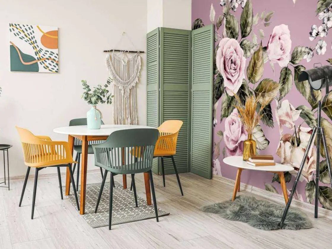 roze_rozen_met_een_roze_a_3.webp Outlet Roze rozen met een roze achtergrond fotobehang Tienerkamer | Bloemen