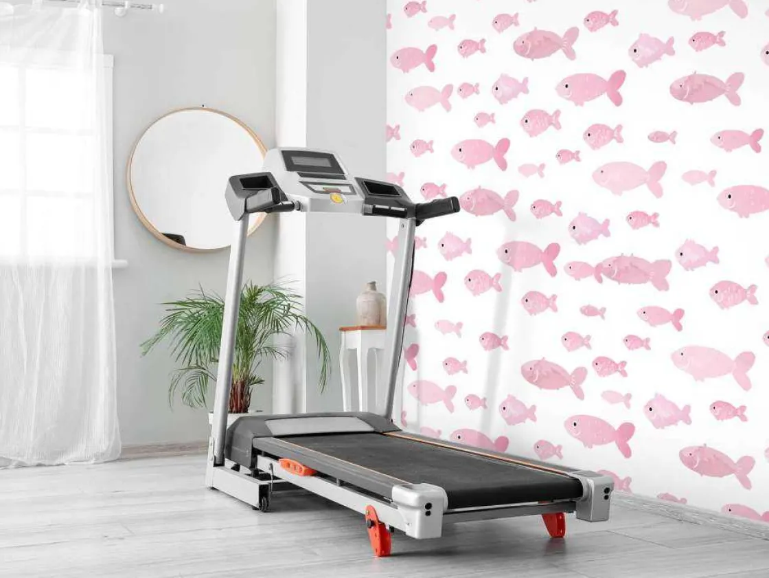 roze_visjes_print_fotobeh_8.webp Clearance Roze visjes print fotobehang Kinderkamer | Babykamer