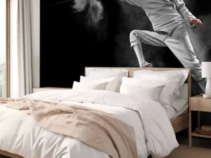 Best Schermer in actie fotobehang Tienerkamer | Sport