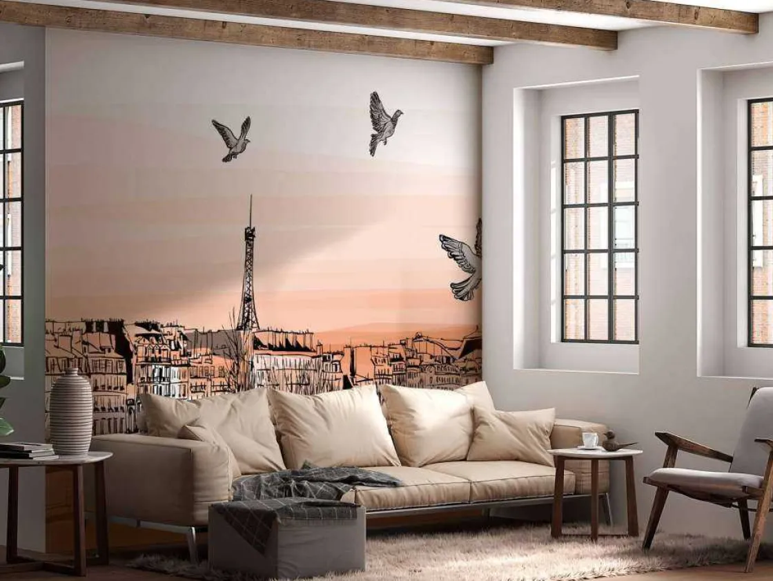 schets_van_parijs_fotobeh_2.webp Discount Schets van Parijs fotobehang Tienerkamer | Kunst & Design