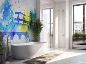 Hot Silhouet overlay van Amsterdam fotobehang Steden | Architectuur