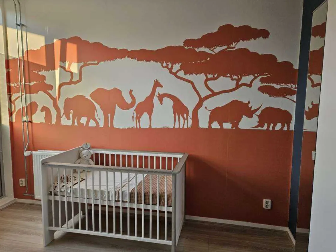 silhouette_safaridieren_r_2.webp Sale Silhouette safaridieren, roestkleur Kinderkamer