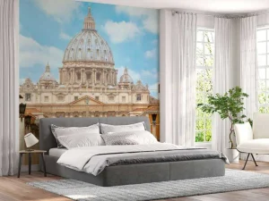 Online Sint-Pieter toegangsweg fotobehang Architectuur