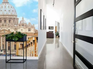 Online Sint-Pieter toegangsweg fotobehang Architectuur