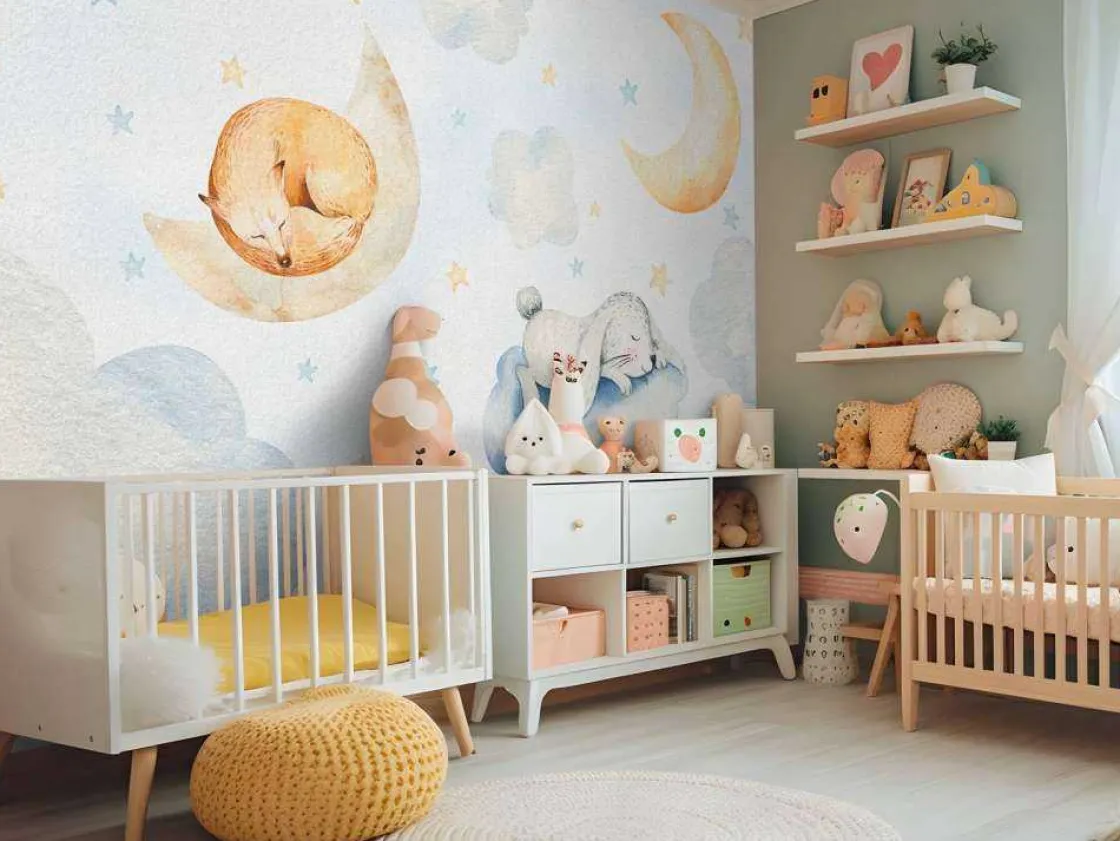 slapende_vrienden_in_de_w_2.webp Sale Slapende vrienden in de wolken Babykamer