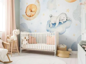 Sale Slapende vrienden in de wolken Babykamer