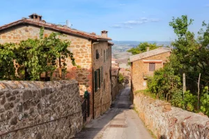 Clearance Smal straatje in Italië fotobehang Architectuur