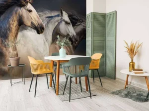 Sale 3 Snelle Paarden fotobehang Tienerkamer | Kinderkamer