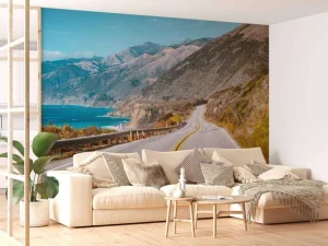 Best Snelweg langs de Amerikaanse kust fotobehang Architectuur