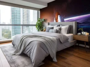 Sale Space Shuttle in de ruimte fotobehang Tienerkamer