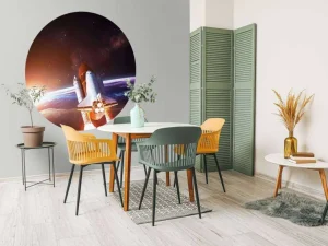 Sale Space Shuttle in de ruimte fotobehang Tienerkamer