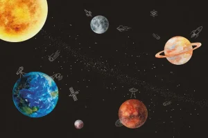Hot Speelse planeten Kinderkamer