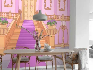 Online Sprookjeskasteel interieur fotobehang Kinderkamer