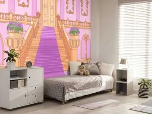 Online Sprookjeskasteel interieur fotobehang Kinderkamer
