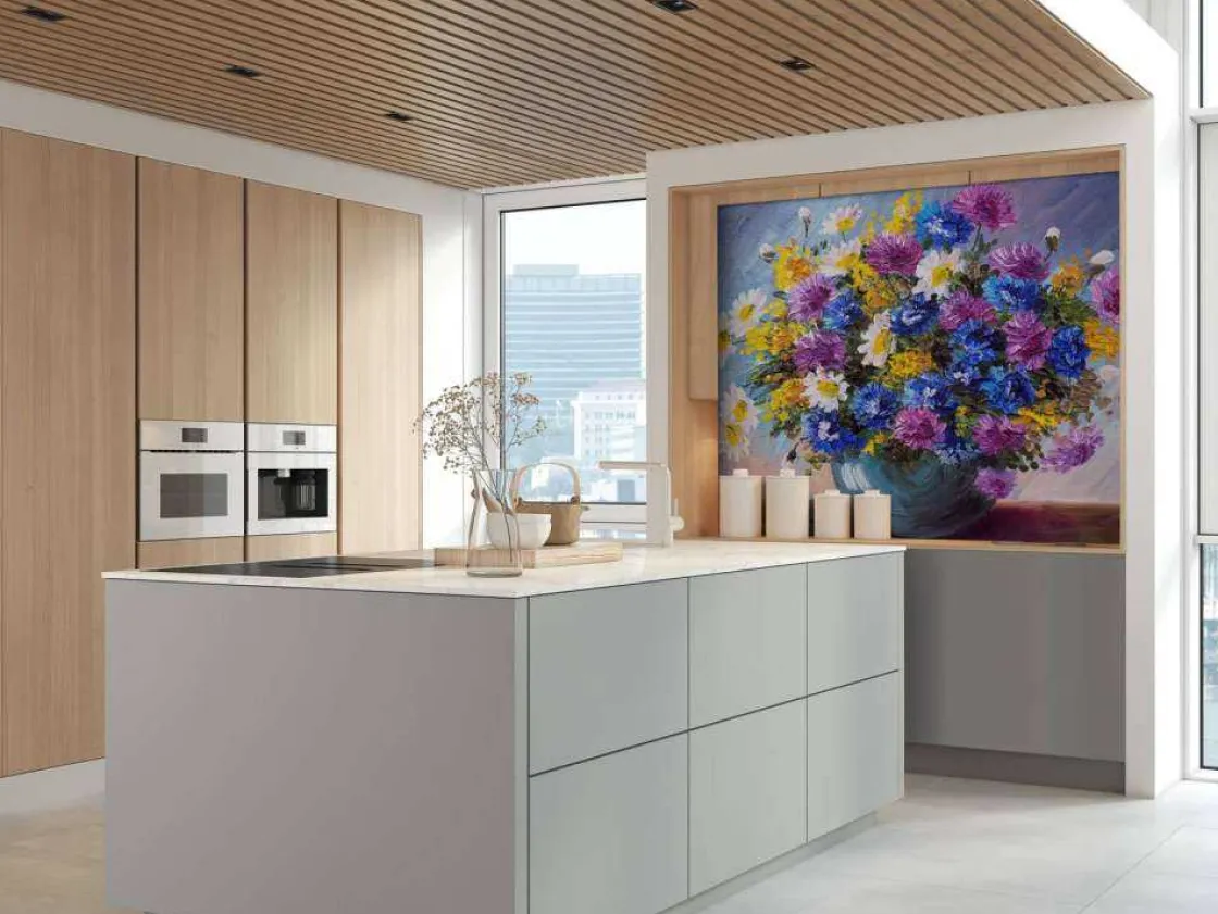 stilleven_van_een_vaas_me_5.webp Hot Stilleven van een vaas met kleurrijke bloemen fotobehang Bloemen | Kunst & Design