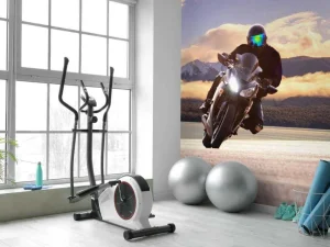 Clearance Stoere motorrijder fotobehang Tienerkamer | Transport